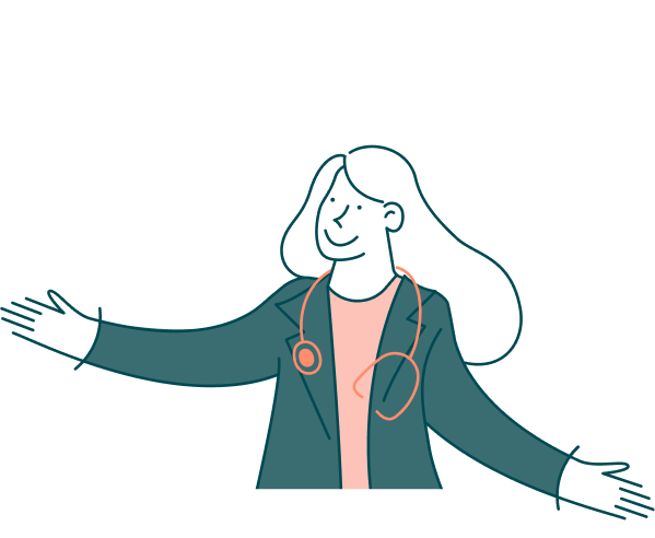 A welcoming doctor