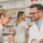 pharmacist speaking with patient